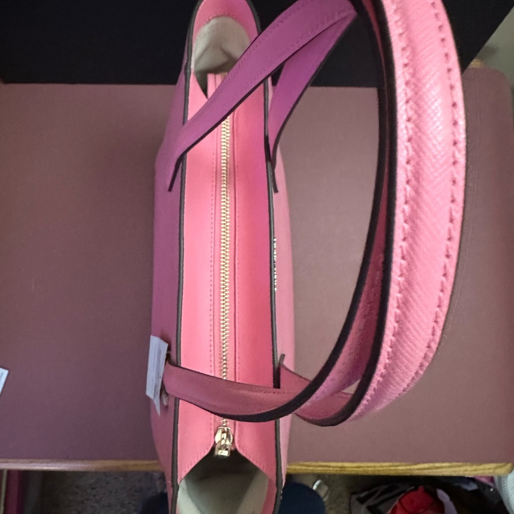 Kate Spade NY Blossom Pink Staci Medium Tote Bag & Blossom Pink Zip Wristlet - Picture 7 of 10